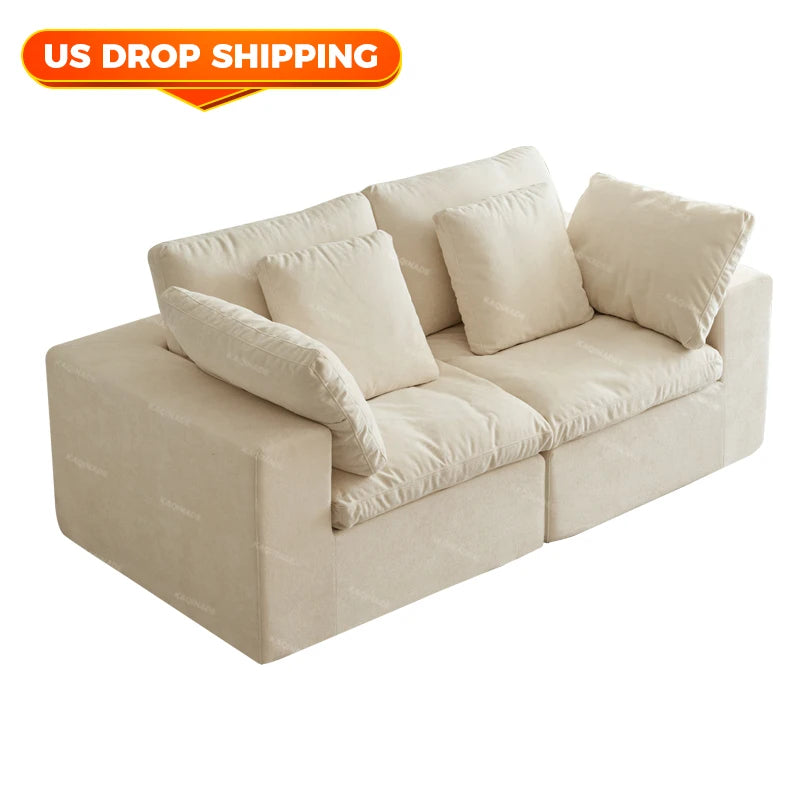 Modular Sectional Foam Sofa – Vacuum Compressed & Space-Saving