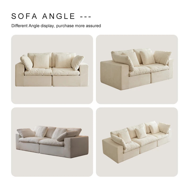 Modular Sectional Foam Sofa – Vacuum Compressed & Space-Saving