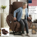 Power Lift Recliner Chair – 350 LBS Capacity, 8-Point Massage, Heat & Cup Holder